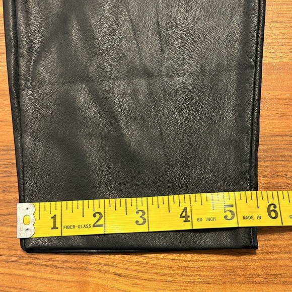 J. Crew Factory Vegan Leather Leggings - Sz M - Picture 7 of 11
